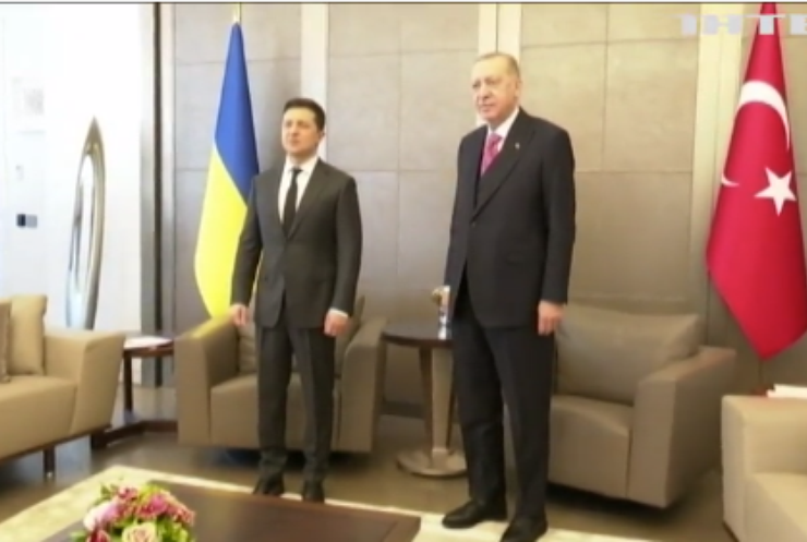 Володимир Зеленський обговорив ситуацію на Донбасі з президентом Туреччини