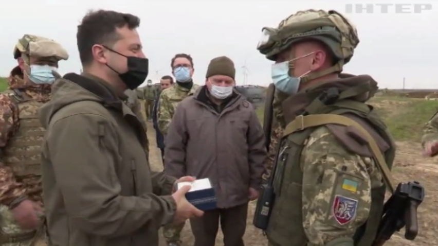 Володимир Зеленський відвідав позиції ЗСУ