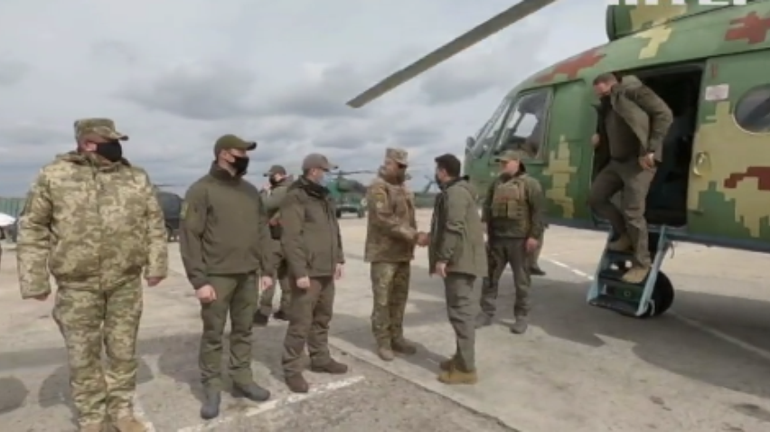 Володимир Зеленський відвідав українських військових