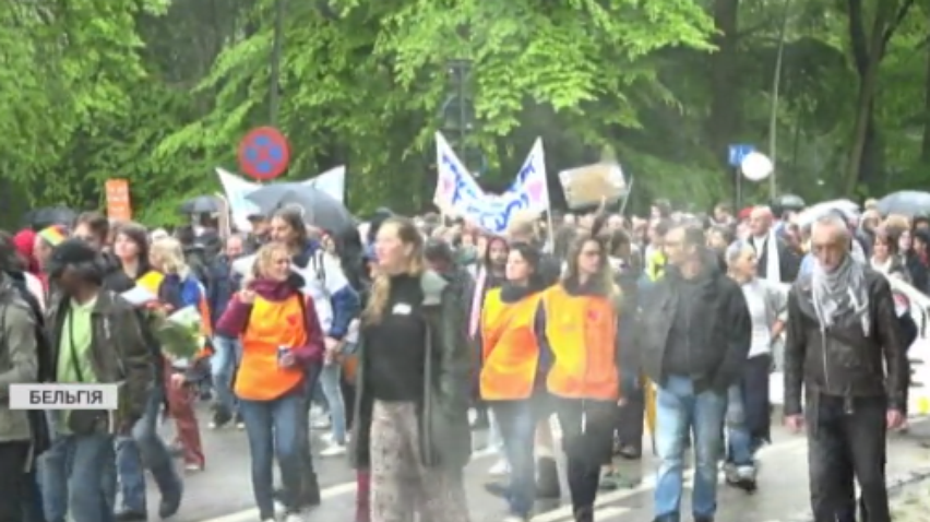 Бельгійці протестують проти масочного режиму