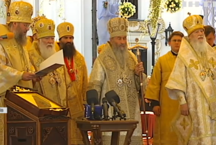 У Києво-Печерській Лаврі урочисто відсвяткували сьому річницю інтронізації митрополита Онуфрія