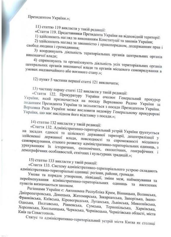 Проект Конституции Украины